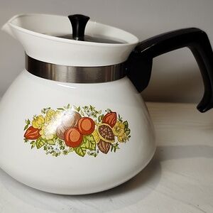(#5)Corningware spice of life  900ml teapot kettle  p-104-B with lid